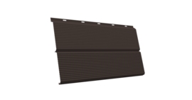 ЭкоБрус 0,345 Gofr GL 0.5 Satin RR 32 темно-коричневый