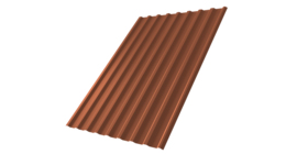 Профнастил С20R 0.45 Drap RAL 8004 терракота