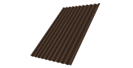 Профнастил С21R 0,4 PE RAL 8017 шоколад