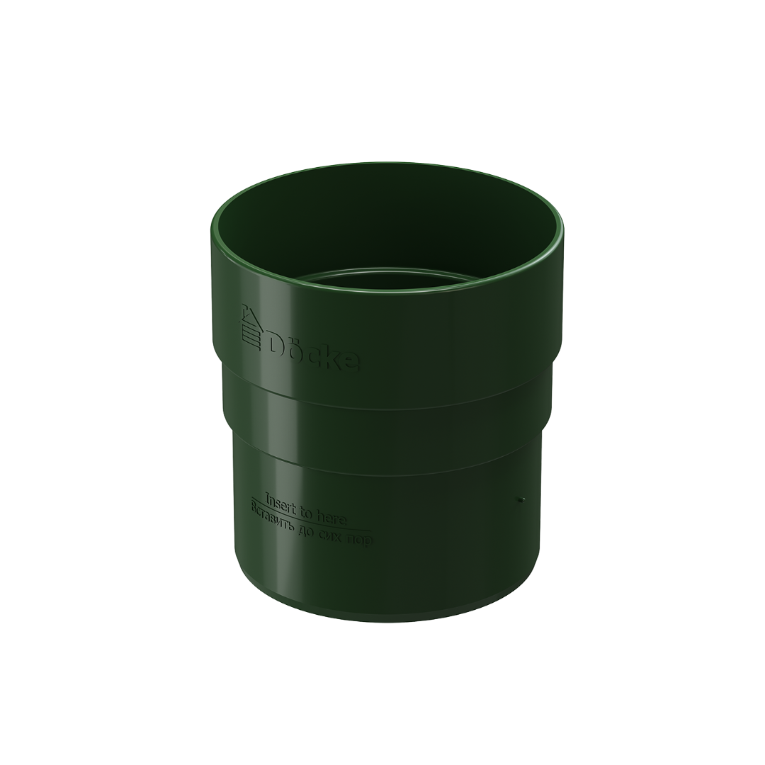Муфта соединительная для водостока Standard, зелёный