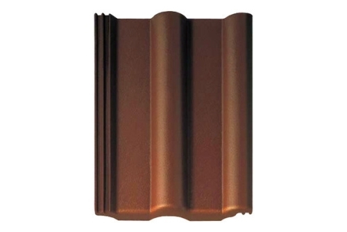 Рядная черепица Braas Франкфуртская темно-коричневый