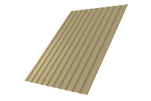 Профнастил С8А 0,4 PE RAL 1014 слоновая кость