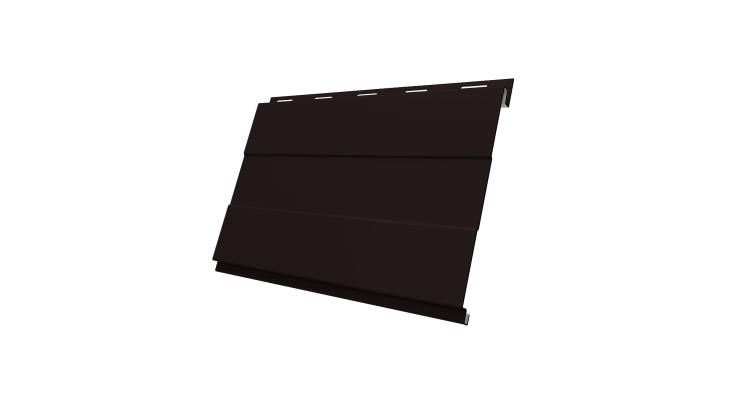 Вертикаль 0,2 prof 0.5 Satin с пленкой RAL 9005 черный