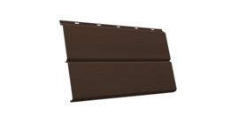 ЭкоБрус 3D 0,345 GL 0.5 Satin с пленкой RAL 8017 шоколад