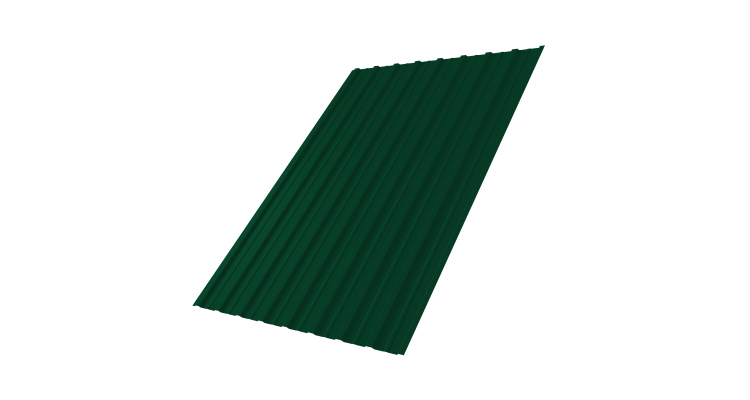 Профнастил С10A 0,5 Satin Matt TX RAL 6005 зеленый мох