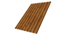 Профнастил С20A 0.45 Print-Double Elite Golden Wood