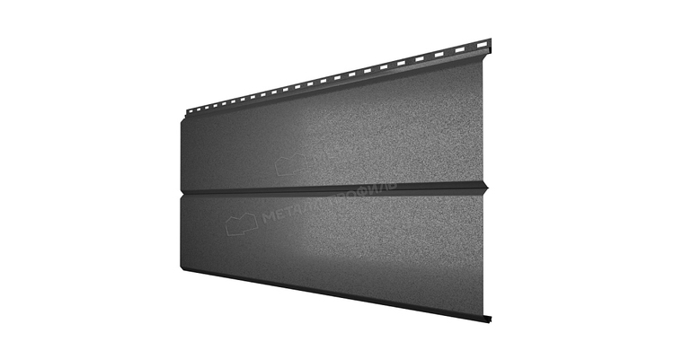 Сайдинг Металл Профиль Lбрус-XL-14х335 (VALORI-20-DarkGrey-0.5)