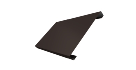 Ламель лицевая 200 забора жалюзи Texas 0.45 Drap TX RR 32 темно-коричневый