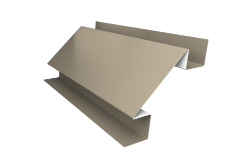 Угол внутренний сложный 75мм 0,45 Drap TX RAL 1015 светлая слоновая кость (3м)