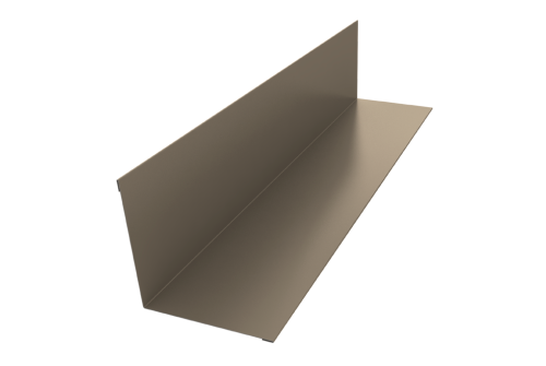 Угол внутренний 110х110 0,45 PE с пленкой RAL 1015 светлая слоновая кость (2м)