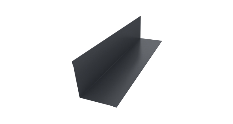 Угол внутренний 110х110 0,45 Drap TX RAL 7024 мокрый асфальт (2м)