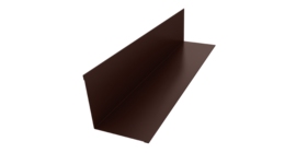 Угол внутренний 110х110 0,45 Drap TX RAL 8017 шоколад (2м)
