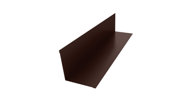 Угол внутренний 110х110 0,5 Satin Matt RAL 8017 шоколад (3м)