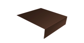 Планка лобовая/околооконная простая 190х50 0,5 Satin Matt RAL 8017 шоколад (3м)