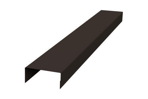 Крышка 45х20 жалюзи Texas 0,5 Satin Matt TX RR 32 темно-коричневый (2м)