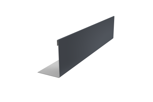 Нащельник 150 Texas 25х35 0,5 Rooftop Бархат RAL 7024 мокрый асфальт (L1,8)