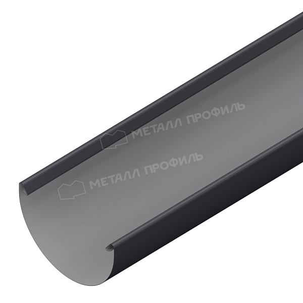 Желоб водосточный Металл Профиль ПРОЕКТ D185х3000 Ral 7024