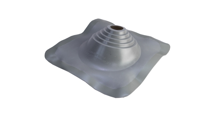 Проходной элемент MF CN угловой №110 (75-200мм) +240 силиконовый (металлический окрашенный фланец) серебро