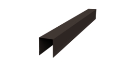 Планка опорная составная внутренняя Palermo 0,45 Drap-double TX RR 32 темно-коричневый (2,5м)