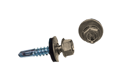 Саморез по металлу Daxmer 5,5х25 RAL 1015 (250) сверло №3