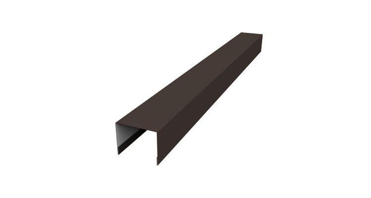 Крышка жалюзи Palermo 0,5 Satin Matt TX RR 32 темно-коричневый (2,5м)