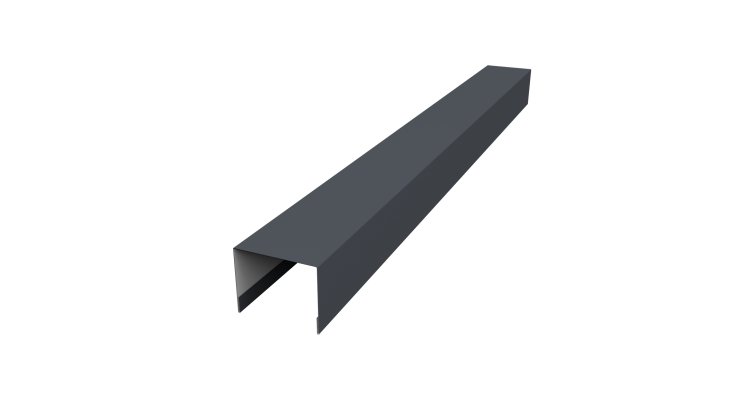 Крышка жалюзи Palermo 0,5 Satin Matt RAL 7024 мокрый асфальт (3м)