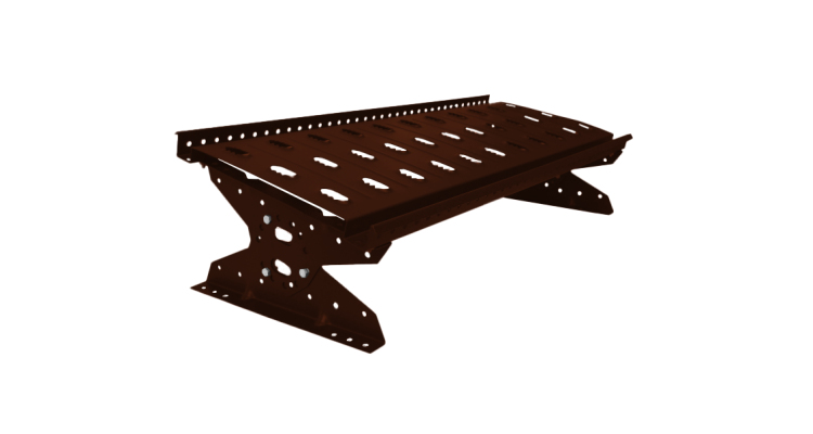 Мостик переходной Grand Line RAL 3009 1м