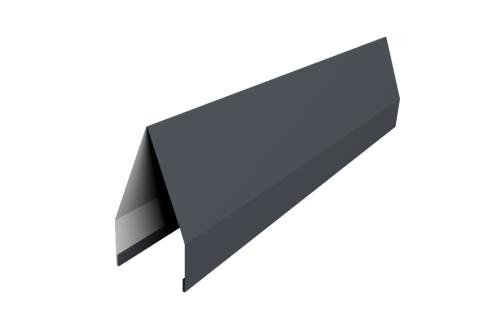 Ламель забора жалюзи Tokyo 0,5 PurPro Matt 275 с пленкой RAL 7024 мокрый асфальт