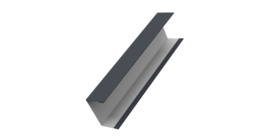 Крышка жалюзи Milan, Tokyo для калиток, ворот 0,45 Drap RAL 7024 мокрый асфальт (2м)