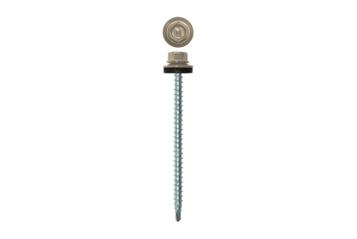 Саморез кровельный Daxmer 4,8х70 RAL 1015 (100) сверло №1